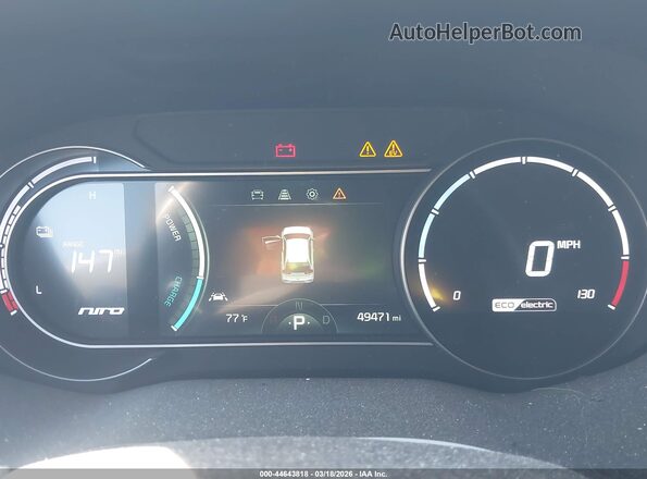 KNDCC3LG8M5098590 2021 KIA NIRO EV Красный Вид задних сидений