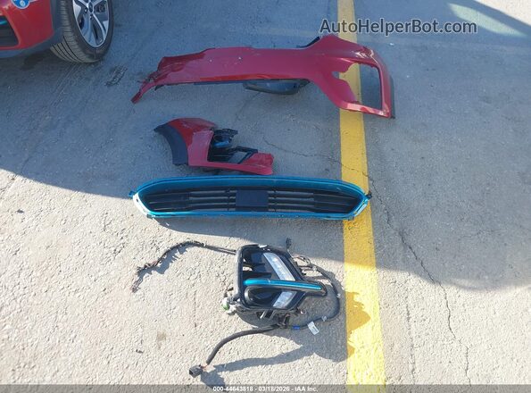 KNDCC3LG8M5098590 2021 KIA NIRO EV Красный Вид щитка приборов