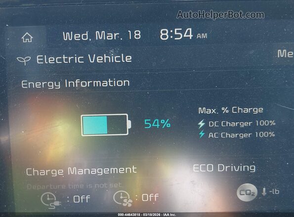 KNDCC3LG8M5098590 2021 KIA NIRO EV Красный 