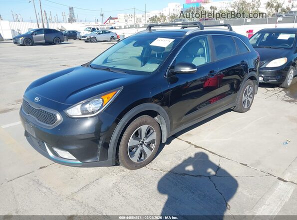 KNDCD3LD3J5205138 2018 KIA NIRO PLUG-IN HYBRID Black Vista tres cuartos delantera izquierda