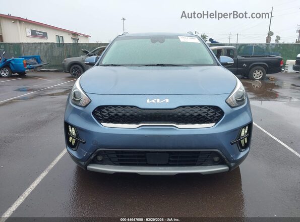 KNDCD3LDXN5547580 2022 KIA NIRO PLUG-IN HYBRID Blue Widok z przodu