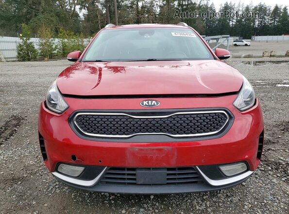 KNDCE3LC1K5259396 2019 KIA NIRO Red წინა ხედი