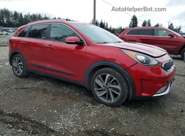 KNDCE3LC1K5259396 2019 KIA NIRO Red წინა მარჯვენა