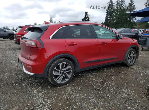 KNDCE3LC1K5259396 2019 KIA NIRO Red უკანა მარჯვენა