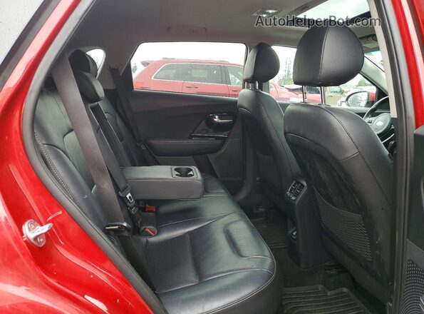 KNDCE3LC1K5259396 2019 KIA NIRO Red უკანა სალონის ხედი