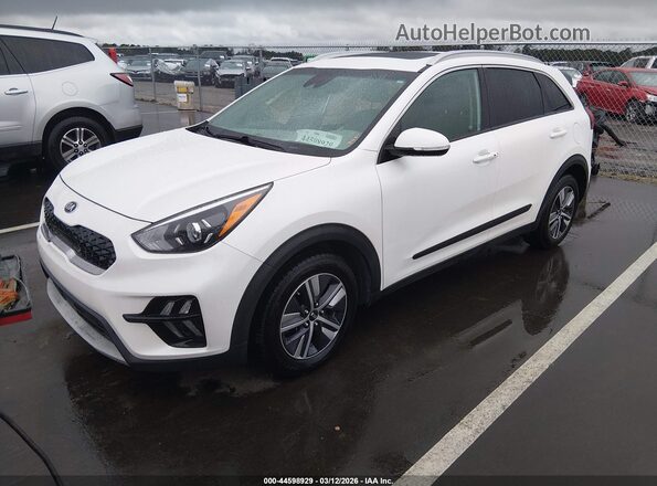 KNDCE3LC2M5484008 2021 KIA NIRO White Vista tres cuartos delantera izquierda