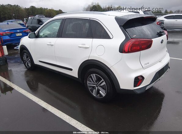 KNDCE3LC2M5484008 2021 KIA NIRO White Trasero izquierdo