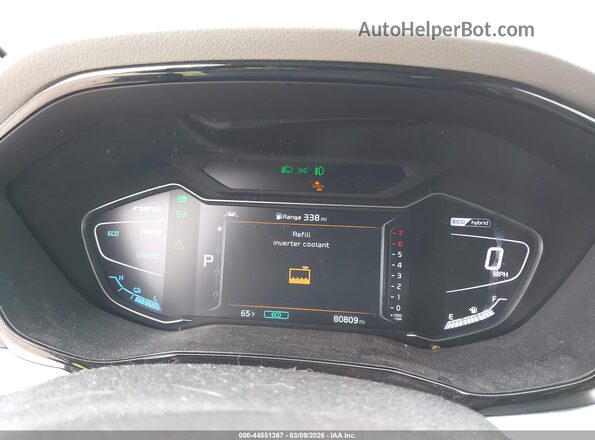 KNDCE3LC4M5486701 2021 KIA NIRO Blue Вид задніх сидінь