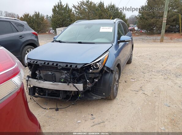 KNDCE3LC4M5486701 2021 KIA NIRO Blue Вид задньої частини салону