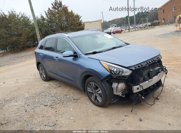 KNDCE3LC4M5486701 2021 KIA NIRO Blue Панорамний вид салону 360°