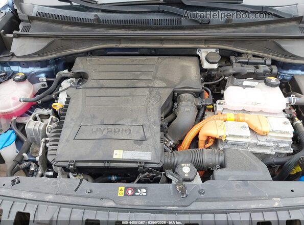KNDCE3LC4M5486701 2021 KIA NIRO Blue Вид ззаду