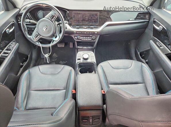 KNDCE3LG7M5099174 2021 KIA NIRO Maroon Вид панелі приладів