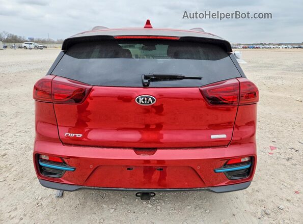 KNDCE3LG7M5099174 2021 KIA NIRO Maroon Вид ззаду