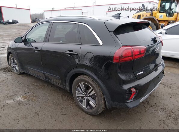 KNDCM3LD9N5543312 2022 KIA NIRO PLUG-IN HYBRID Black Tył lewy