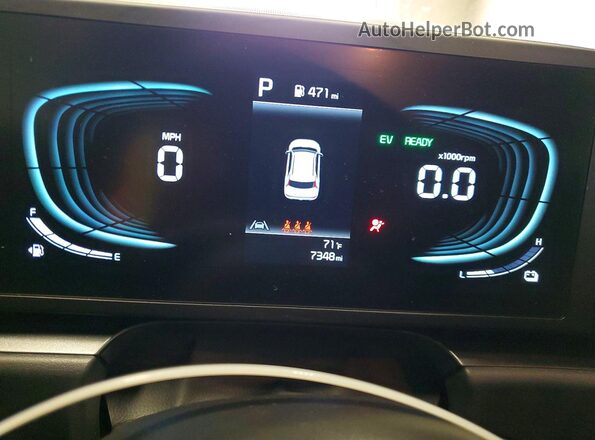 KNDCP3LE0T5324669 2026 KIA NIRO Gray Instrument cluster view