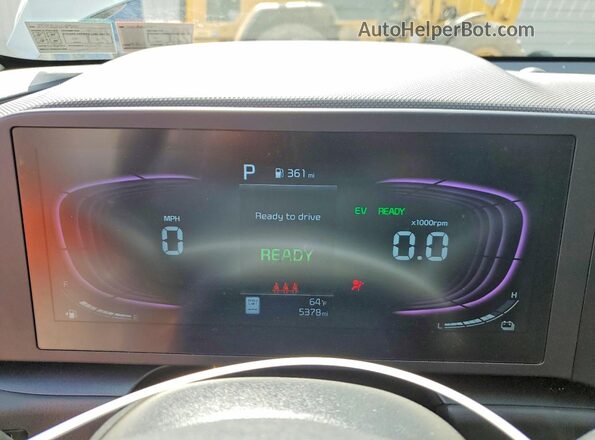 KNDCP3LE5T5326840 2026 KIA NIRO Gray Widok zestawu wskaźników