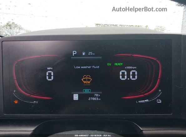 KNDCP3LE8R5169250 2024 KIA NIRO Gray Rear seats view
