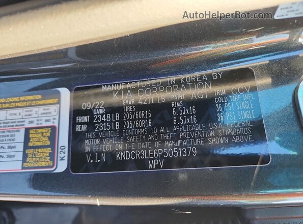 KNDCR3LE6P5051379 2023 KIA NIRO Gray Widok komory silnika