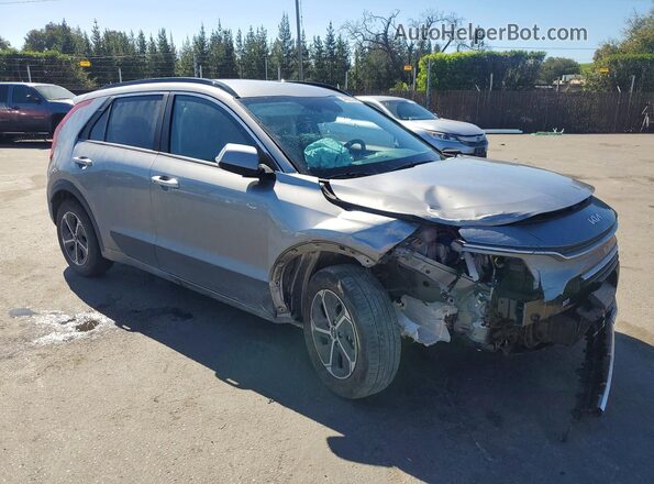 KNDCR3LE6S5273350 2025 KIA NIRO Gray Przód prawy