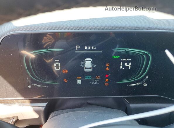 KNDCR3LE6S5273350 2025 KIA NIRO Gray Widok zestawu wskaźników