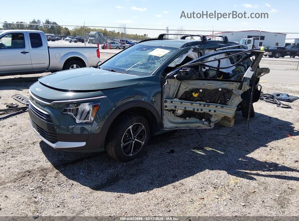 KNDCR3LEXR5176629 2024 KIA NIRO Зеленый Передняя левая четверть