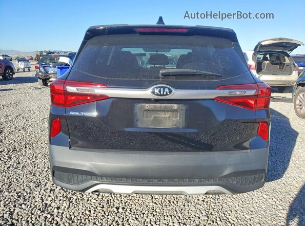 KNDEPCAA3M7142169 2021 KIA SELTOS Black Widok z tyłu