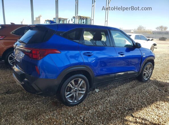 KNDEPCAA4M7140348 2021 KIA SELTOS Blue უკანა მარჯვენა