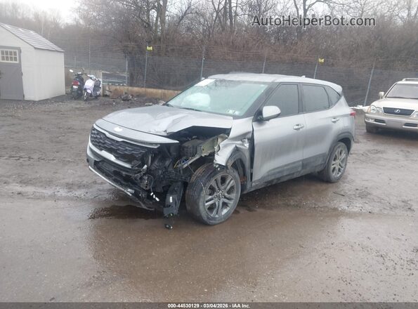 KNDEPCAA5M7046009 2021 KIA SELTOS Серый Передняя левая четверть