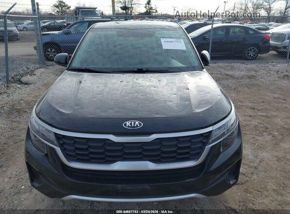 KNDEPCAA6M7188398 2021 KIA SELTOS Black წინა ხედი
