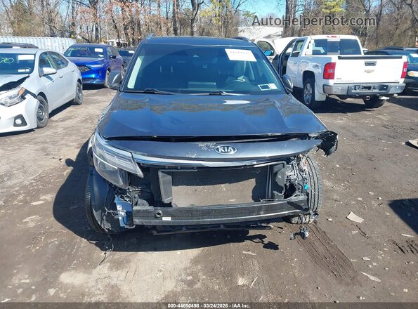 KNDERCAA6M7151278 2021 KIA SELTOS Gray Widok zestawu wskaźników