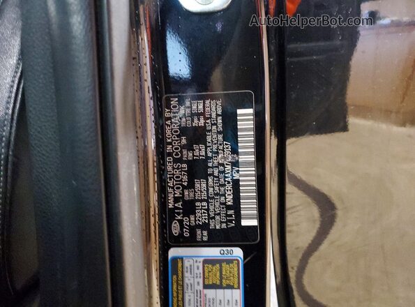 KNDERCAAXM7129137 2021 KIA SELTOS Black VIN sticker view