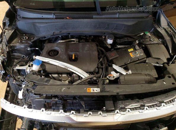 KNDERCAAXM7129137 2021 KIA SELTOS Black Engine compartment view