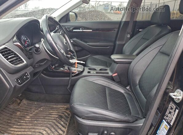 KNDETCA2XM7164500 2021 KIA SELTOS Black Вид салону спереду