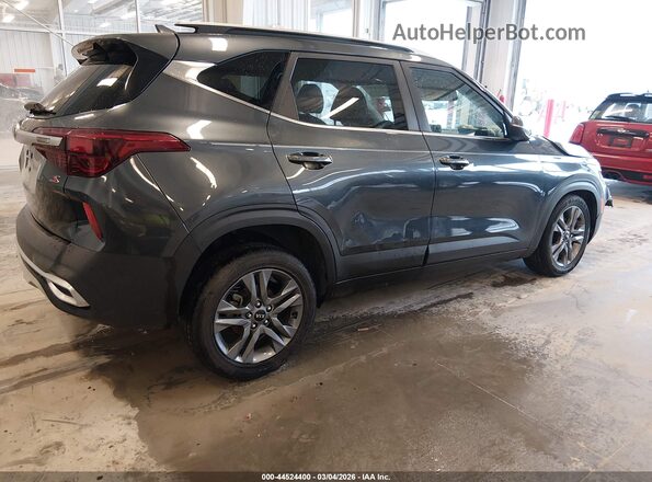 KNDEU2AA2M7143154 2021 KIA SELTOS Blue Հետևի աջ