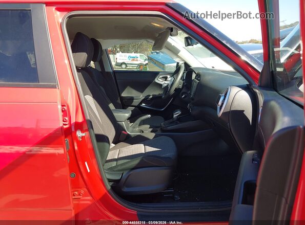 KNDJ23AUXM7140118 2021 KIA SOUL Red Вид салону спереду