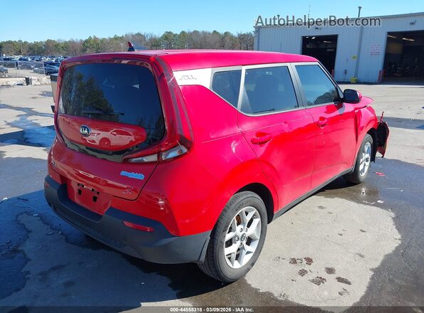 KNDJ23AUXM7140118 2021 KIA SOUL Red Задня права чверть