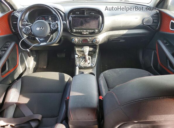 KNDJ53AF7M7747439 2021 KIA SOUL Синий Вид панели приборов