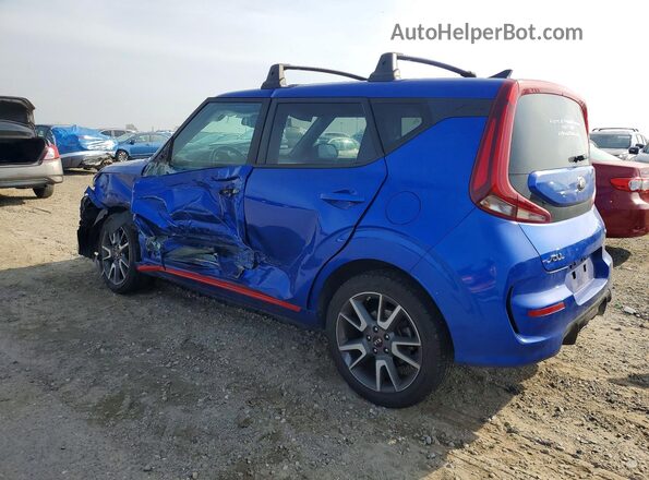 KNDJ53AF7M7747439 2021 KIA SOUL Синий Задняя левая четверть