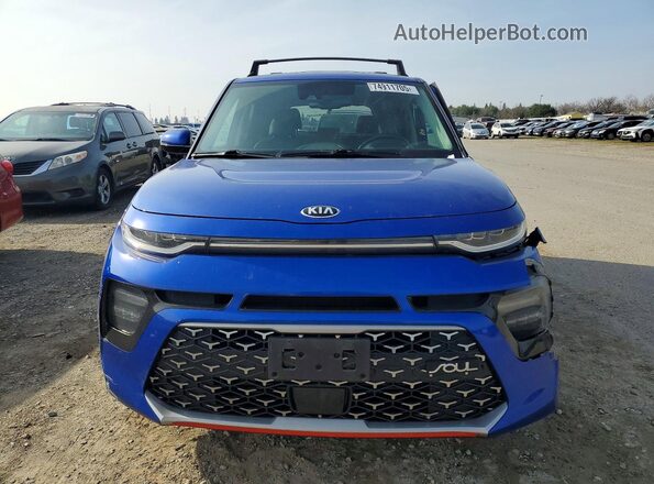 KNDJ53AF7M7747439 2021 KIA SOUL Синий Вид спереди