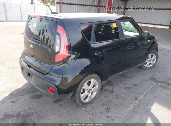 KNDJN2A23K7023798 2019 KIA SOUL Черный Задняя правая четверть