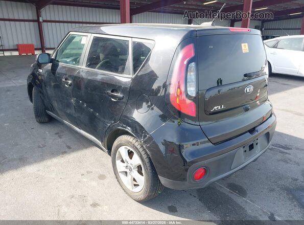 KNDJN2A23K7023798 2019 KIA SOUL Черный Задняя левая четверть