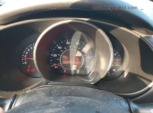 KNDJN2A2XG7374277 2016 KIA SOUL Gray Instrument cluster view
