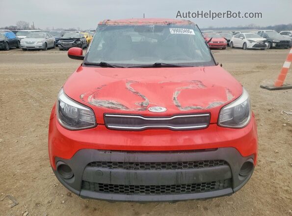 KNDJN2A2XK7019747 2019 KIA SOUL Red Front view