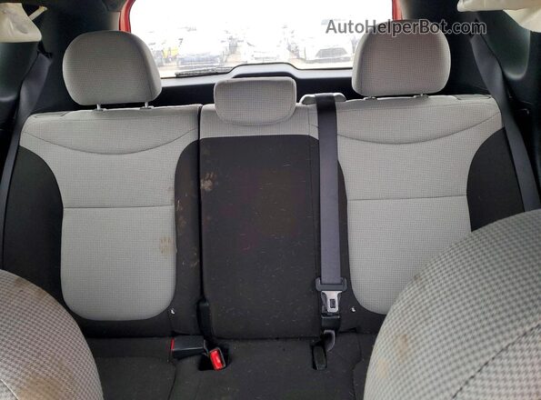 KNDJN2A2XK7019747 2019 KIA SOUL Red Rear seats view