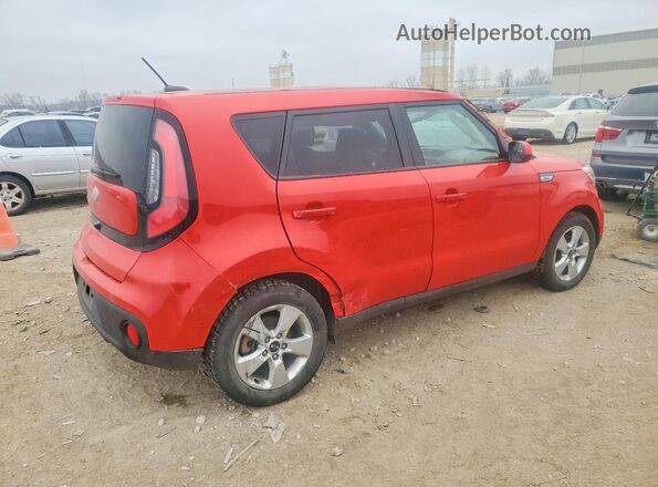 KNDJN2A2XK7019747 2019 KIA SOUL Red Rear right