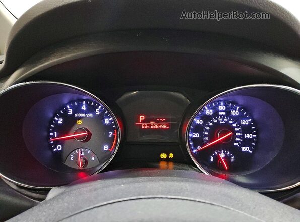 KNDMA5C12G6151929 2016 KIA SEDONA Silver Widok zestawu wskaźników