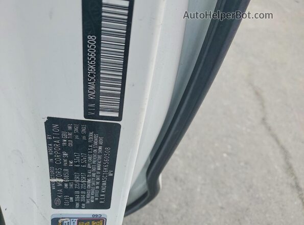 KNDMA5C16K6560508 2019 KIA SEDONA White 