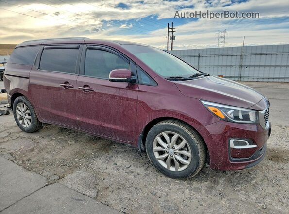 KNDMB5C10K6532765 2019 KIA SEDONA Burgundy 