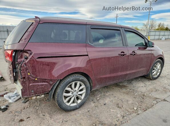 KNDMB5C10K6532765 2019 KIA SEDONA Burgundy 