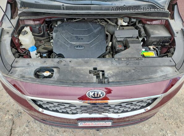 KNDMB5C10K6532765 2019 KIA SEDONA Burgundy 